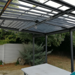 Aménagement de pergola avec fermeture loggia en PVC Yvetot